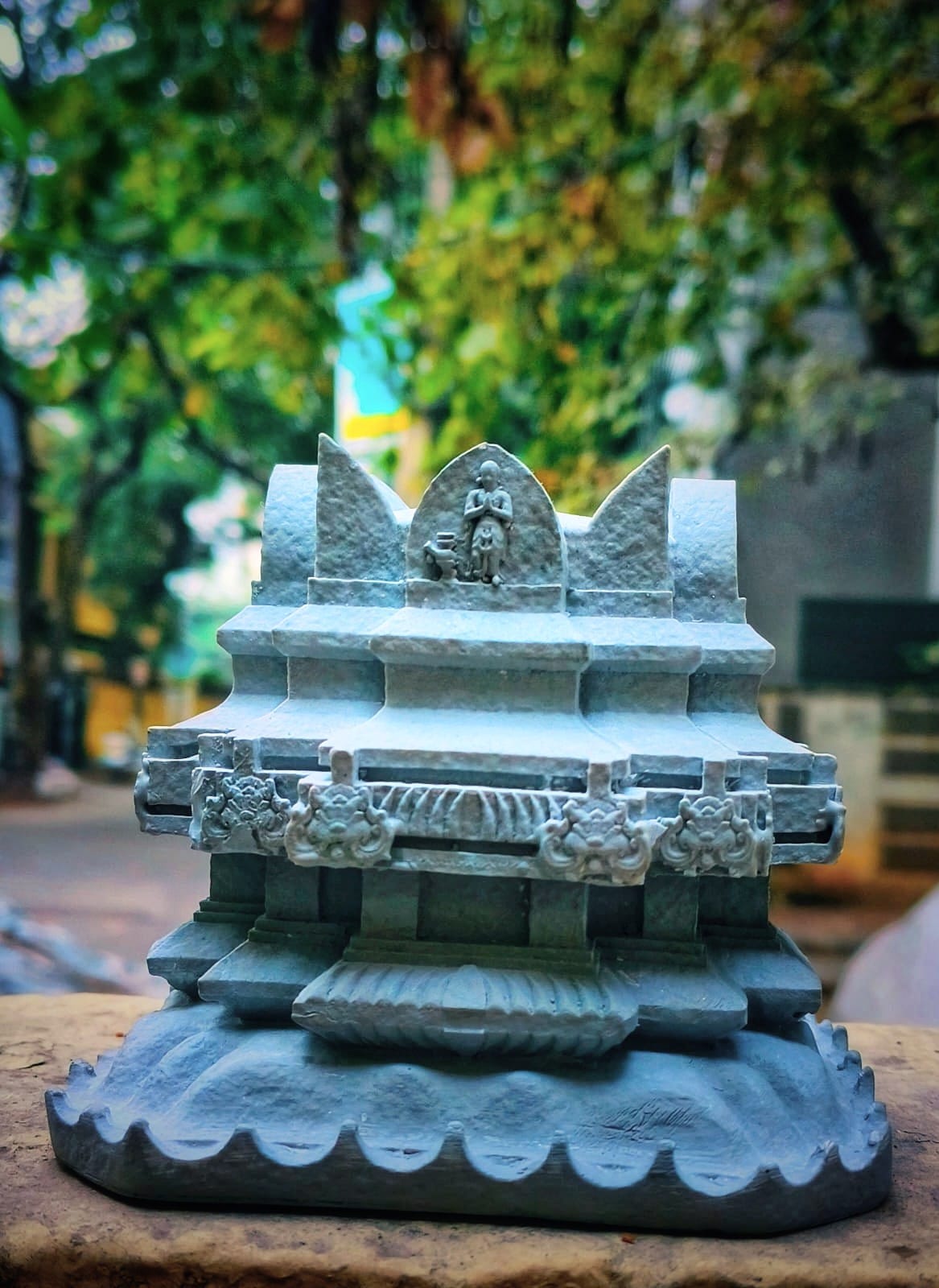 Sri Raghottama Theertharu ( Moola Brundavana Replica ) – 4 Inch - Image 2